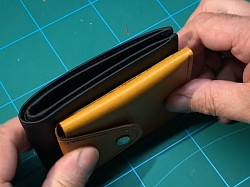 Low profile wallet size comparison.